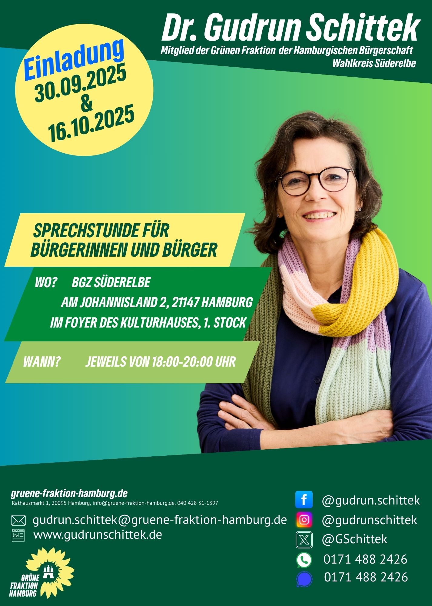 Sprechstunde für Bürgerinnen und Bürger